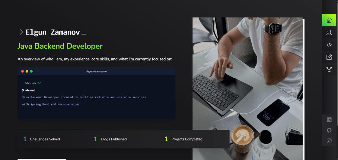 Home page